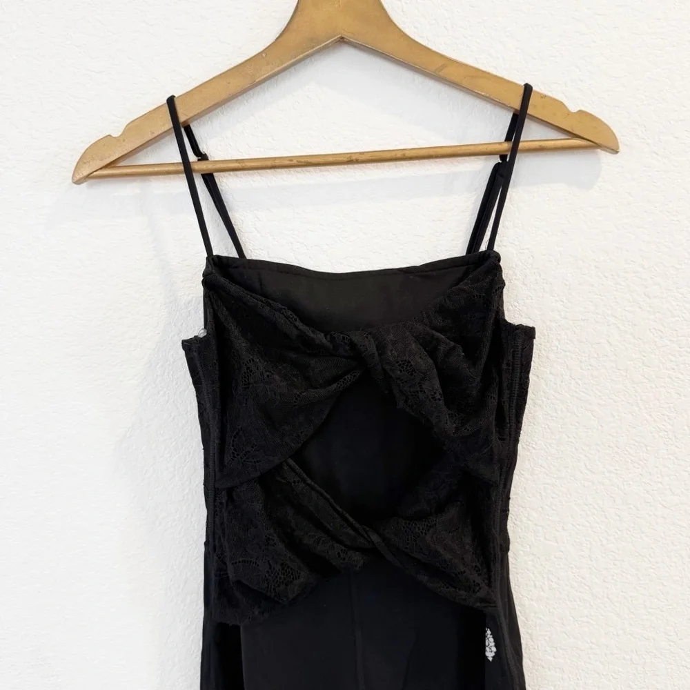 Free People Movement- NWOT Lace Me Up Onesie SM